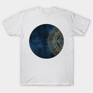 Mandaleaf BlueGold T-Shirt